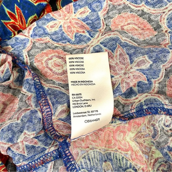 Free People Falling For You Floral Wrap Top Large - Picture 10 of 13